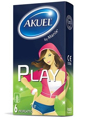 Profilattico ansell akuel by manix play b 12 pezzi
