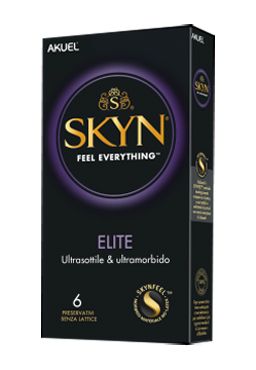 Profilattico ansell akuel skin elite 6 pezzi