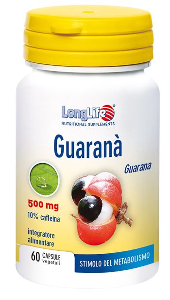 Longlife guarana 60 capsule vegetali