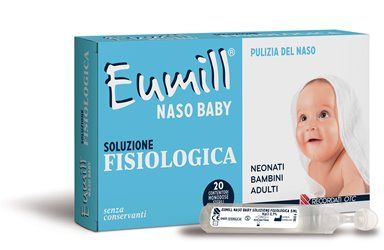 Eumill naso baby soluzione fisiologica 20 monodose 5 ml