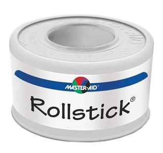 Cerotto in dispenser master-aid rollstick polietilene ipoallergenico 5x2,5