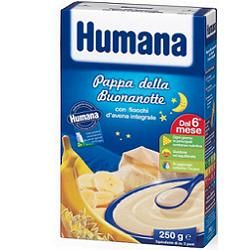 Humana pappa buona notte con fiocchi di avena integrale 250g