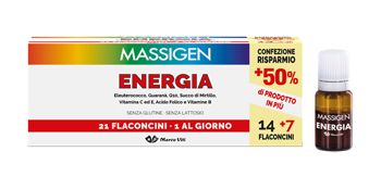 Massigen energia 21 flaconcini da 10 ml