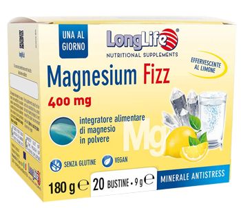 Longlife magnesium fizz 20 bustine