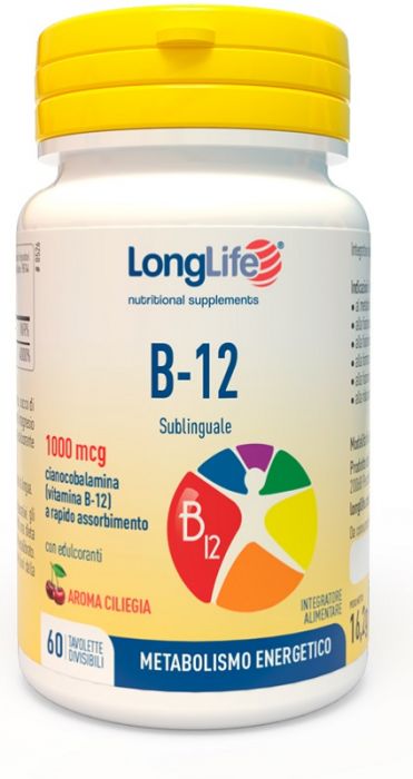 Longlife b12 1000 mcg 60 compresse