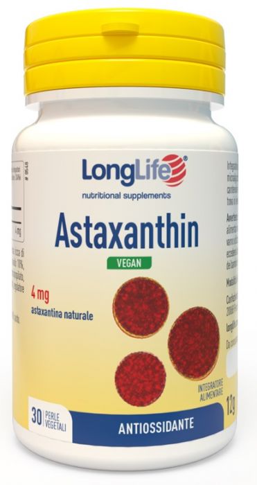 Longlife astaxanthin 30 perle veg