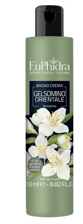Euphidra bagnocrema nutriente gelsomino in flacone con etichetta
