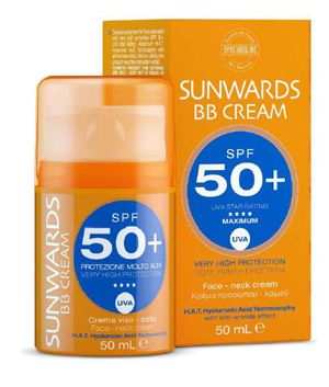Sunwards bb face cream spf 50+ 50 ml