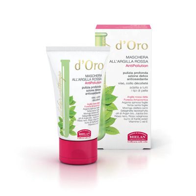 Elisir antitempo d'oro maschera antipollution argilla rossa 50 ml