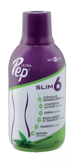Ultra pep slim 6 te' verde 500 ml con edulcorante