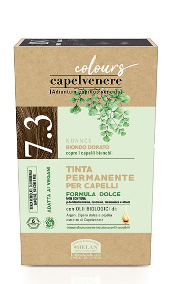 Capelvenere colours tinta capelli 7,3n biondo dorato