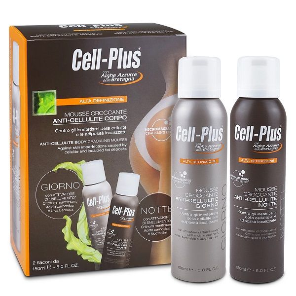 Cell-plus alta definizione mousse croccante giorno e notte edizione limitata 150 ml x 2