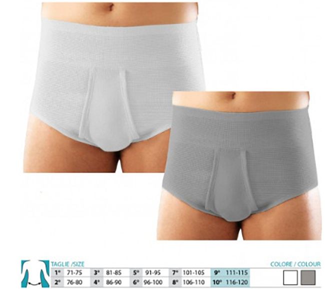 Orione 309 slip uomo contenitivo aperto grigio 2