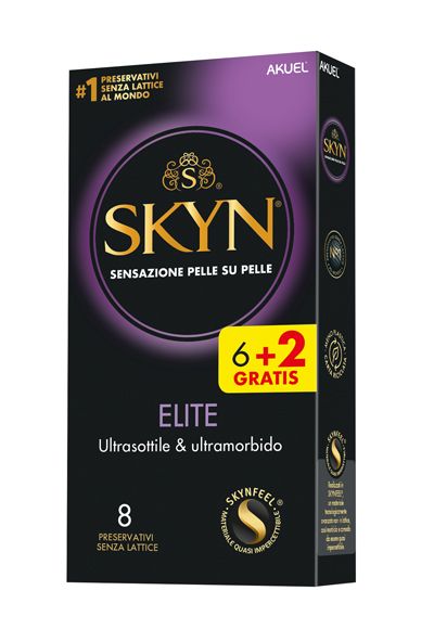 Skyn elite ultrasottile & ultramordbido 6 pezzi + 2 omaggio