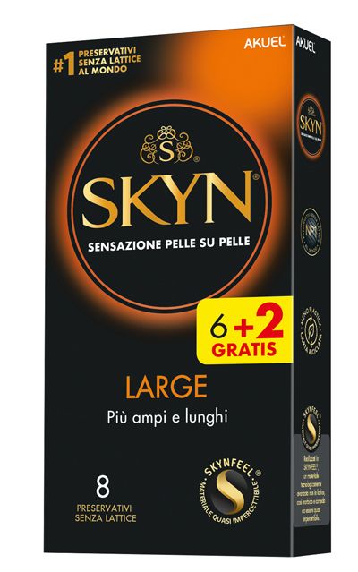 Skyn large piu ampi/lunghi 6 pezzi + 2 omaggio