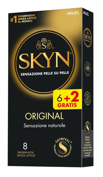 Skyn original sensazione naturale 6 pezzi + 2 omaggio