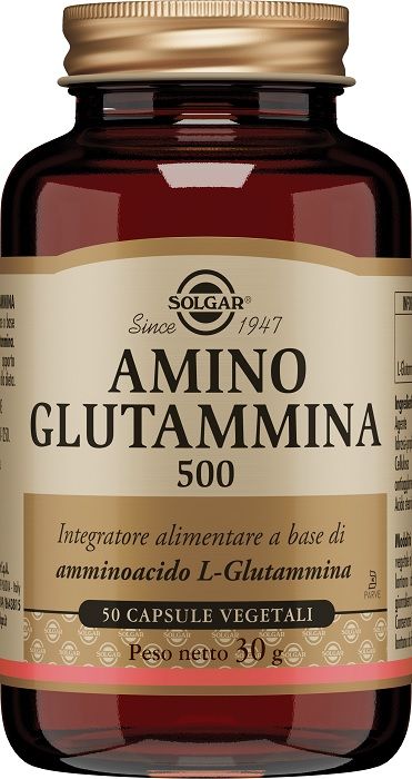 Amino glutammina 500 50 capsule vegetali