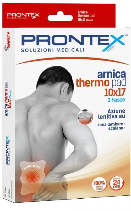 Fascia prontex arnica thermo pad 10 x 17 3 pezzi