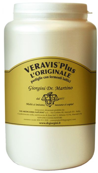 Veravis plus l'originale pastiglie con fermenti lattici 1 kg