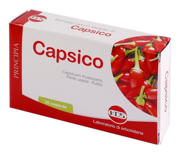 Capsico estratto secco 30 capsule