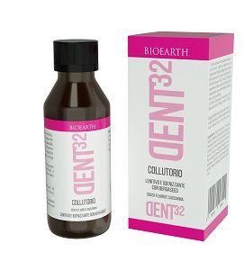 Dent32 collutorio lenitivo igienizzante con bergaseed 100 ml senza fluoro e saccarina