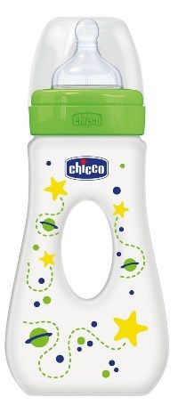 Chicco biberon well being passeggio in polipropilene unisex da 240 ml fast silicone