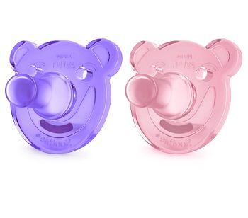 Avent ciuccio morbido soothie 0-3 m femmina