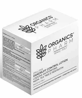 Organics pharm dandruff control lotion neem oil, tea tree and pentavin 6 fiale da 6 ml