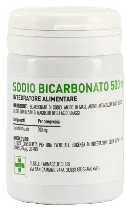 Sodio bicarbonato 500 mg 100 compresse