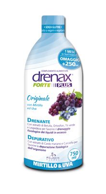 DRENAX FORTE PLUS ORIGINALE CON MIRTILLO E UVA 750 ML