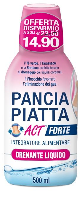 Pancia piatta act forte drenante liquido 500 ml