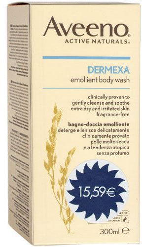 Aveeno dermexa bagno doccia 300 ml articolo 90275