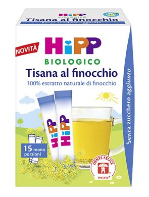 Hipp bio hipp bio tisana 100% estratti finocchio 5,4 g