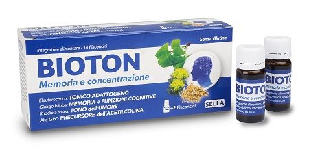 Bioton eleuterococco memoria concentrazione 14 flaconcini