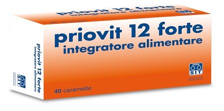Priovit 12 forte 40 caramelle