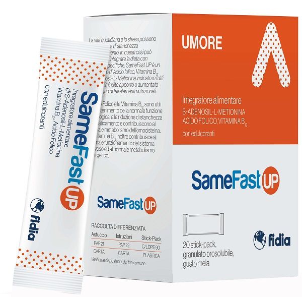 Samefast up 20 stick pack granulato orosolubile gusto ananas