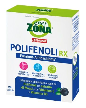 Enerzona polifenoli rx 24 compresse 23 g