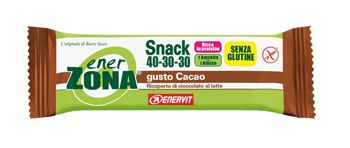 Enerzona snack cioccolato 1 barretta nuova formula