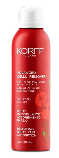 Korff advanced cellu remover spray rimodellante assorbimento rapido 200 ml