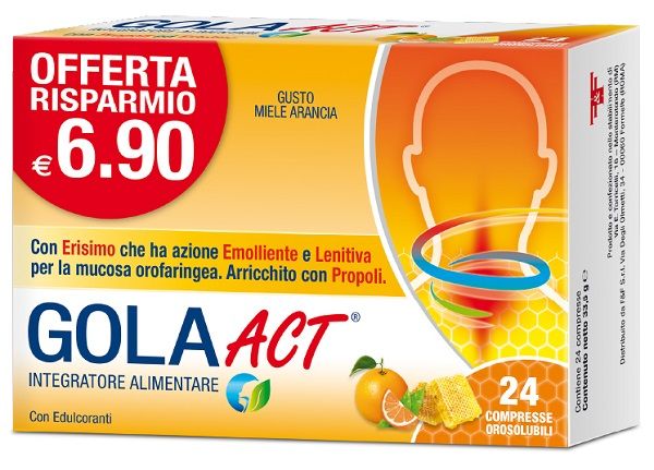 Gola act miele arancia 24cpr