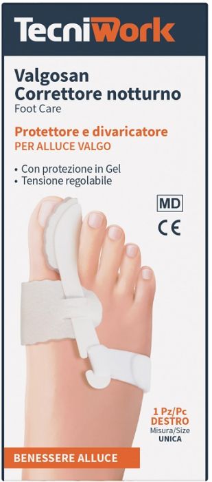 Correttore notturno per alluce valgo destro misura unica valgosan 1 pezzo