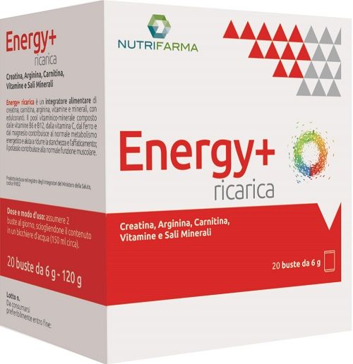 Energy+ ricarica 20 bustine