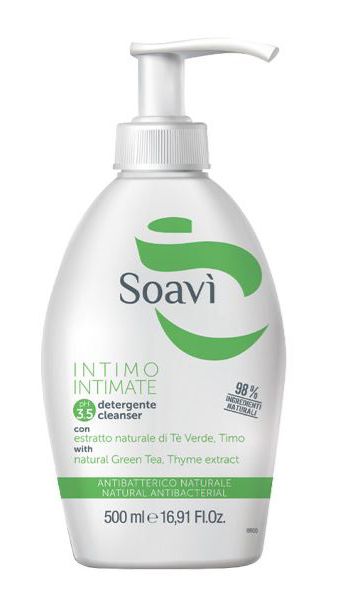 Soavi intimo antibatterico ph3,5 flacone con dispenser 500 ml