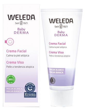 Baby derma crema viso malva