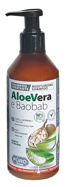 Puro shampoo aloe e baobab 250 ml