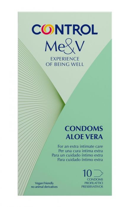 Control me&v condoms aloe 10pz
