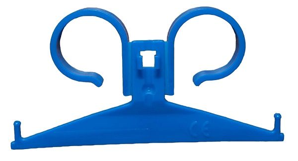 Supporto da letto per sacche raccolta urina in plastica 5 pezzi