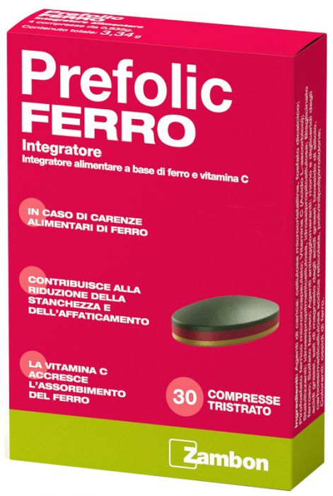 Prefolic ferro integrat 30cpr