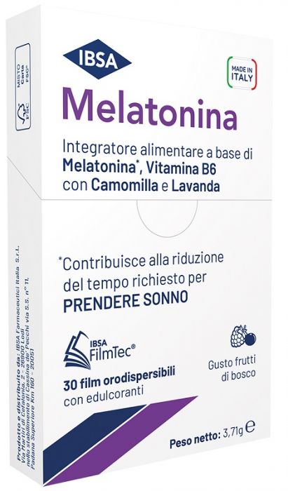 Melatonina ibsa 30film orali