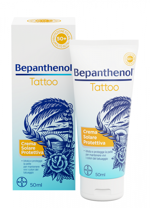 Bepanthenol tattoo crema sol